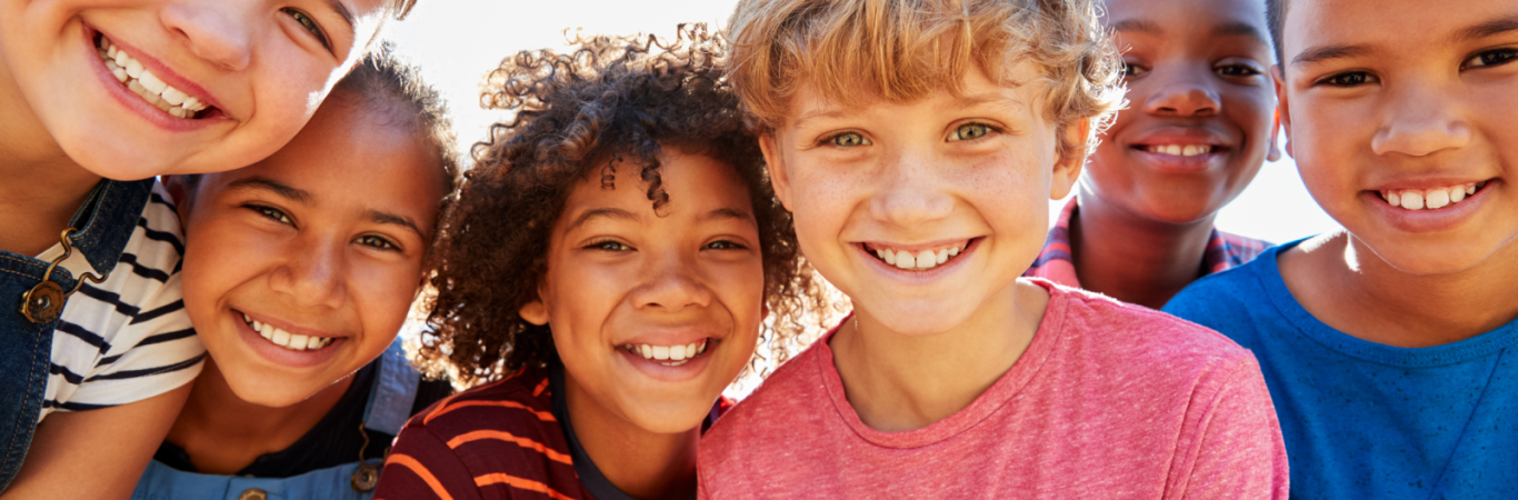 Six smiling children